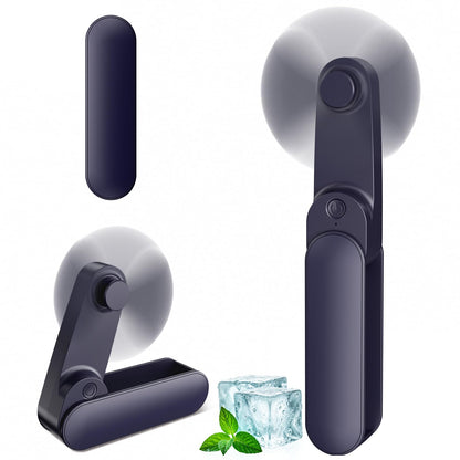 Ventilatore Portatile, Mini Ventilatore USB Ricaricabile, Max 18ore Ventilatore da Tavolo Pieghevole, Ventilatore Silenzioso e Potente, Ventilatore da Scrivania per Viaggi, Ufficio, Campeggio, Regalo